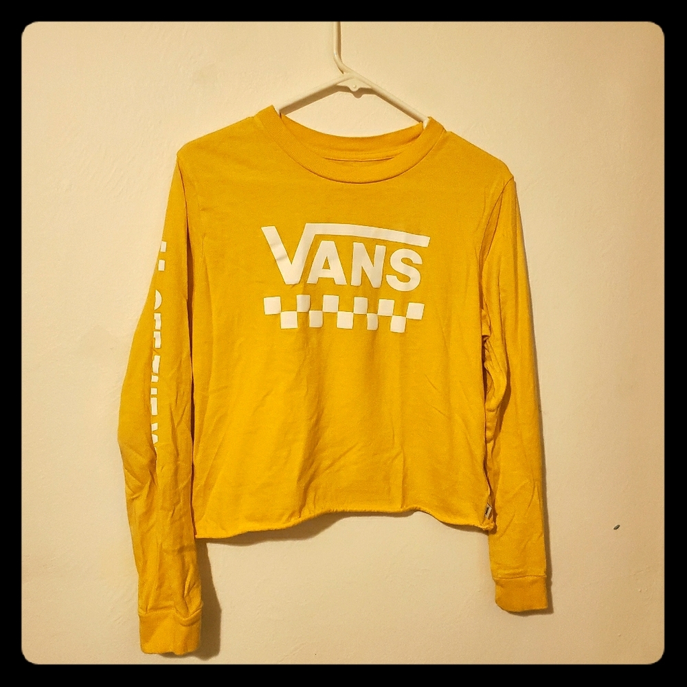 Vans Yellow Crop top